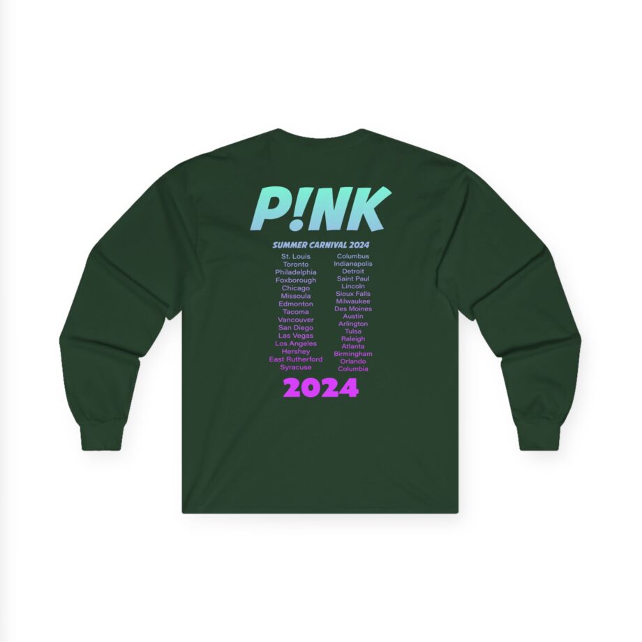 Pink Burst 2024 Tour Unisex Ultra Cotton Long Sleeve Tee