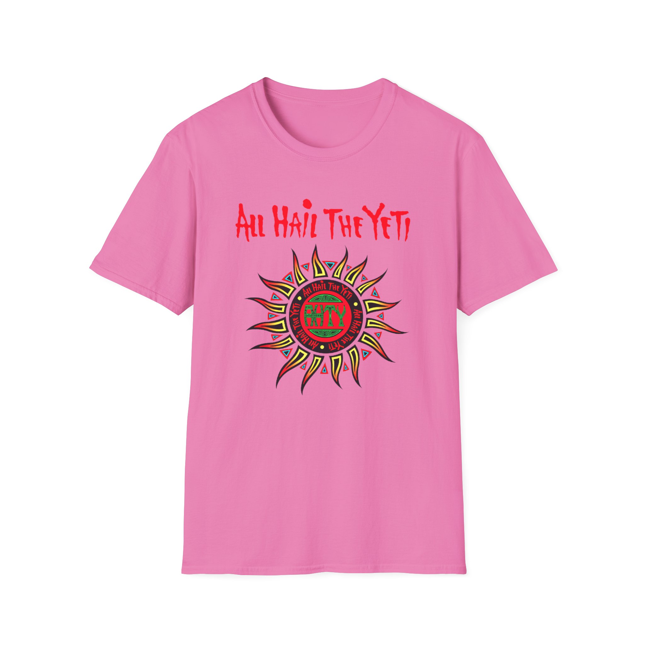 All Hail the Yeti Sun Unisex Softstyle T-Shirt