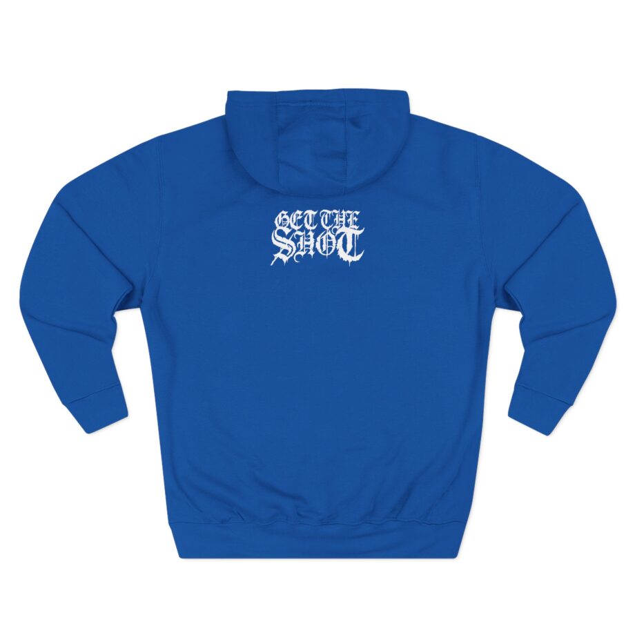 Get the Shot No Peace in Hell Three-Panel Fleece Hoodie