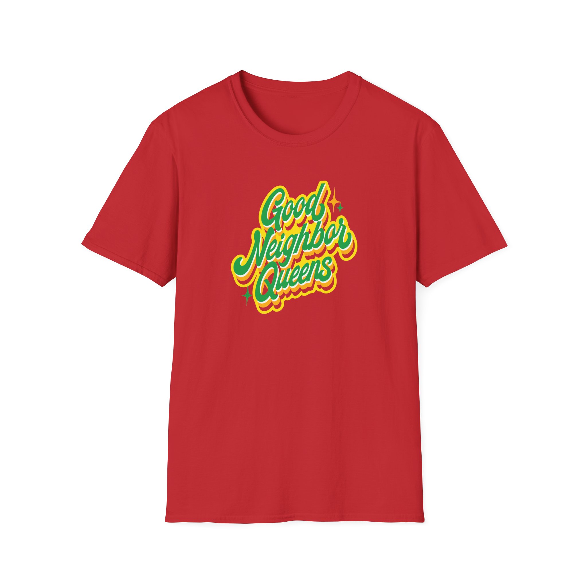 Good Neighbours Queens Unisex Softstyle T-Shirt