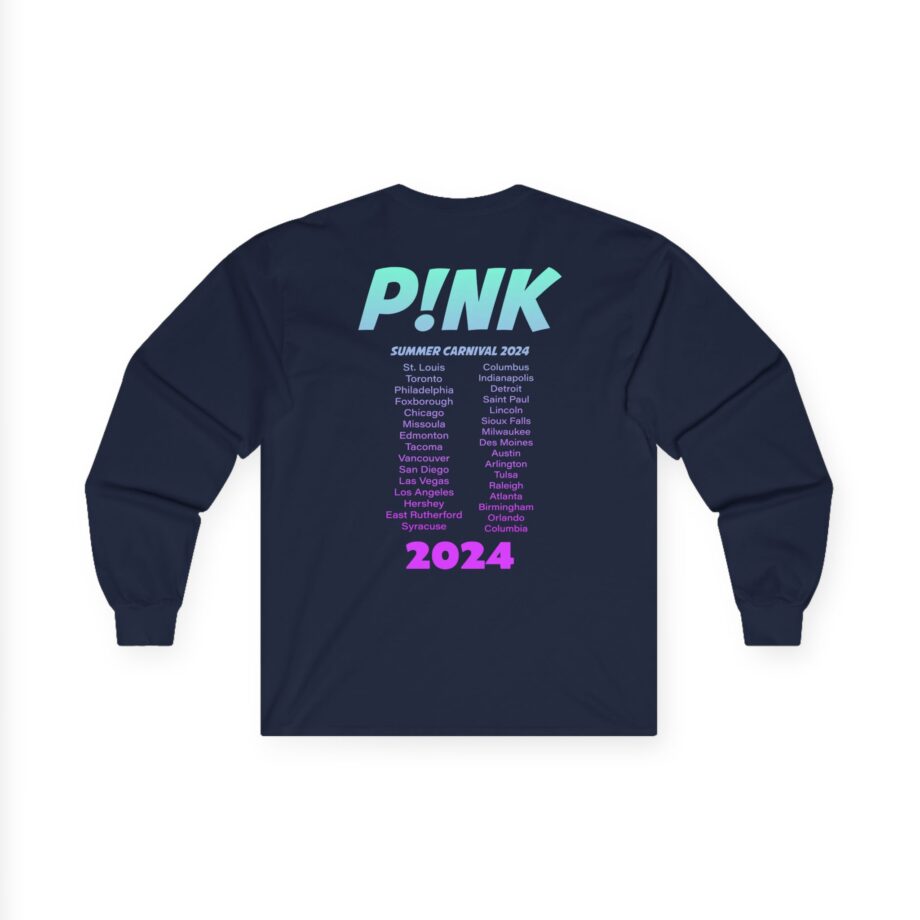 Pink Burst 2024 Tour Unisex Ultra Cotton Long Sleeve Tee