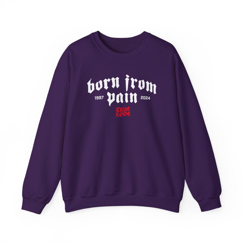Born From Pain True Love Unisex Heavy Blend™ Crewneck Sweatshirt