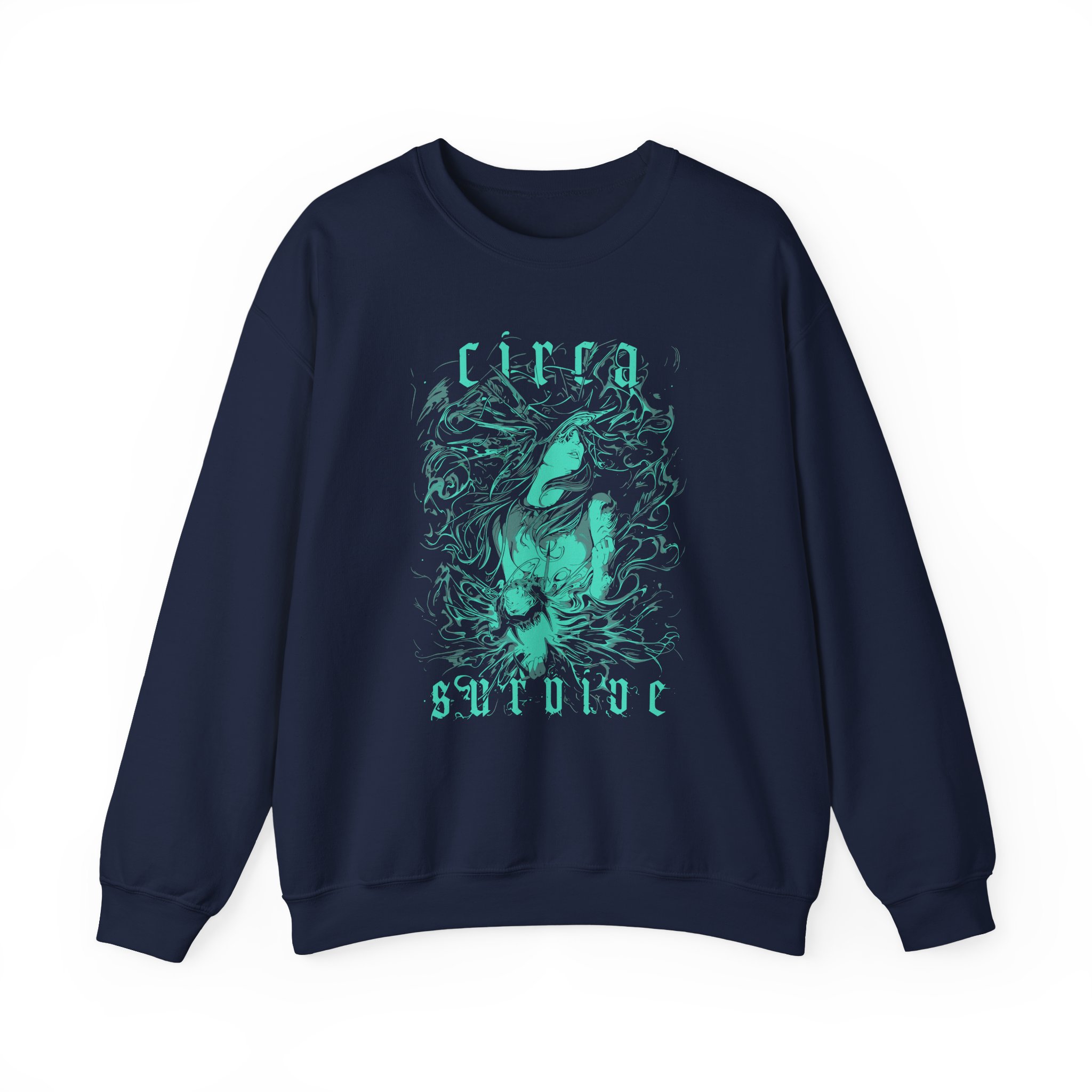 Circa Survive Illustration Unisex Heavy Blendâ„¢ Crewneck Sweatshirt