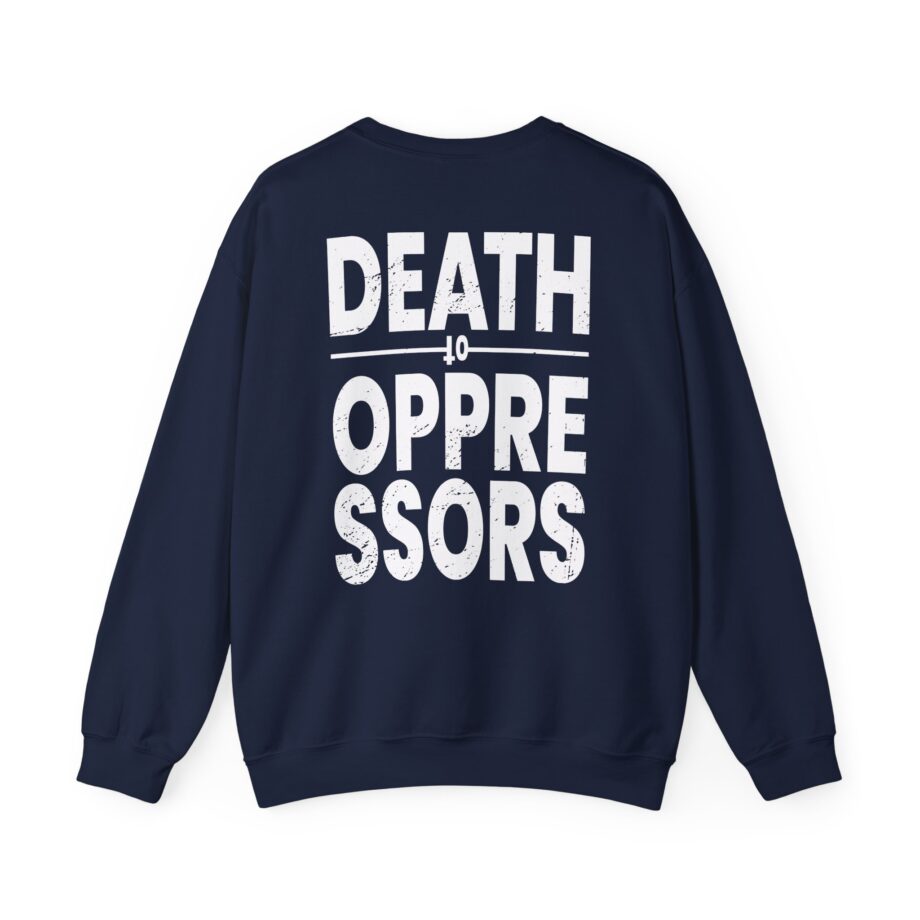 Get the Shot Death to Oppressors Unisex Heavy Blend™ Crewneck Sweatshirt