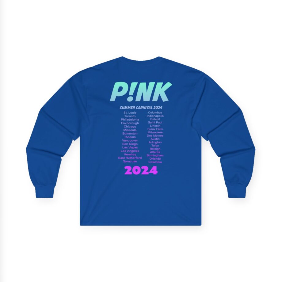 Pink Burst 2024 Tour Unisex Ultra Cotton Long Sleeve Tee