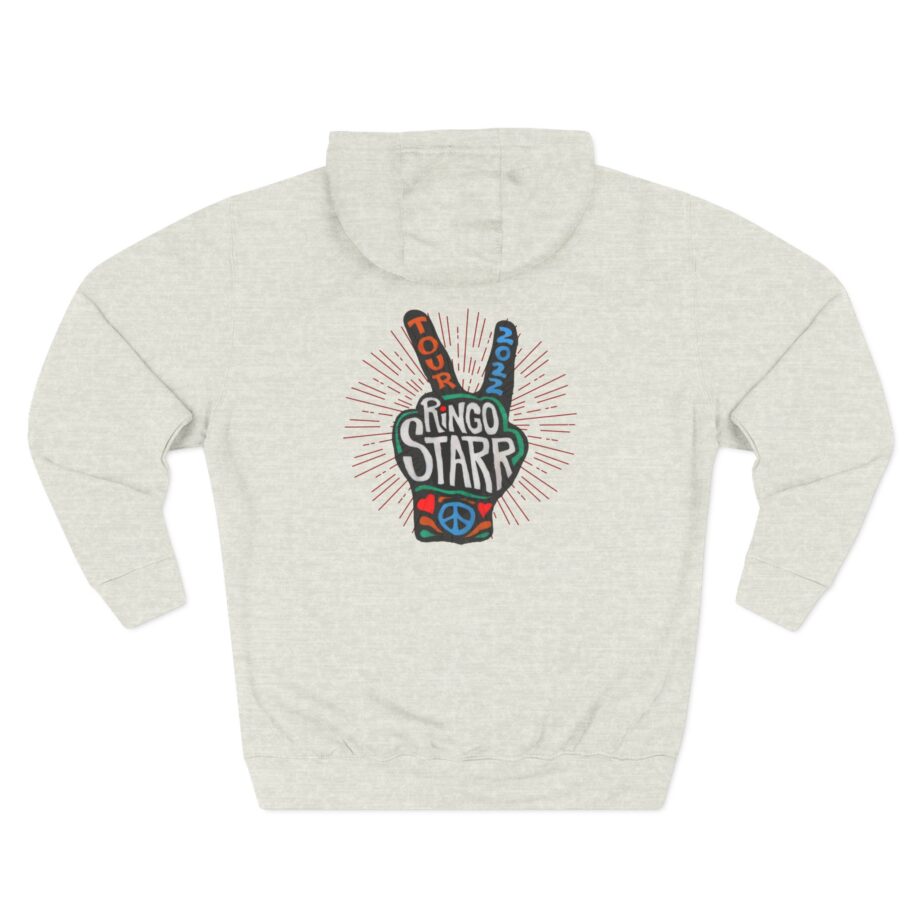 Ringo Starr Peace Illustration Three-Panel Fleece Hoodie