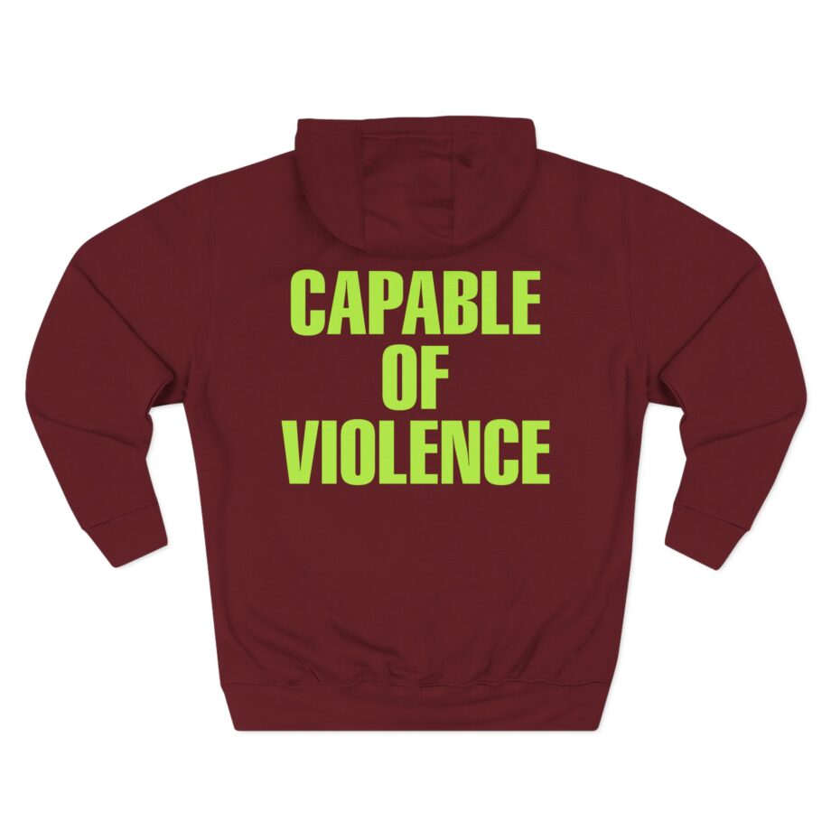 Suicide Silence Capable of Violence Three-Panel Fleece Hoodie