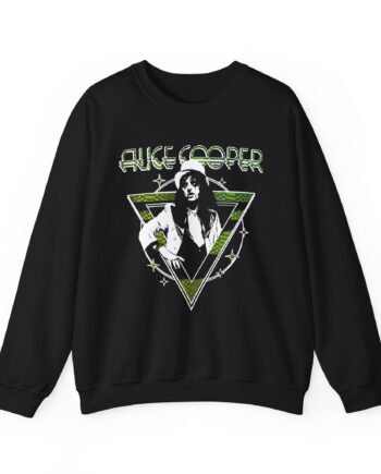 Alice Cooper Welcome to My Nightmare 50th Anniversary Top Hat Unisex Heavy Blend™ Crewneck Sweatshirt