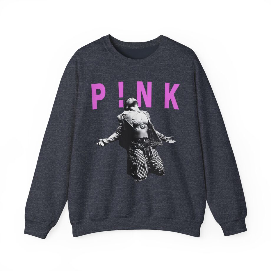 Pink Trustfall Praise Unisex Heavy Blend™ Crewneck Sweatshirt