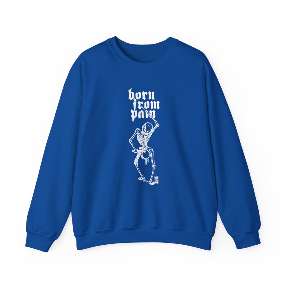 Born From Pain Marching to the Beat of Death Unisex Heavy Blend™ Crewneck Sweatshirt