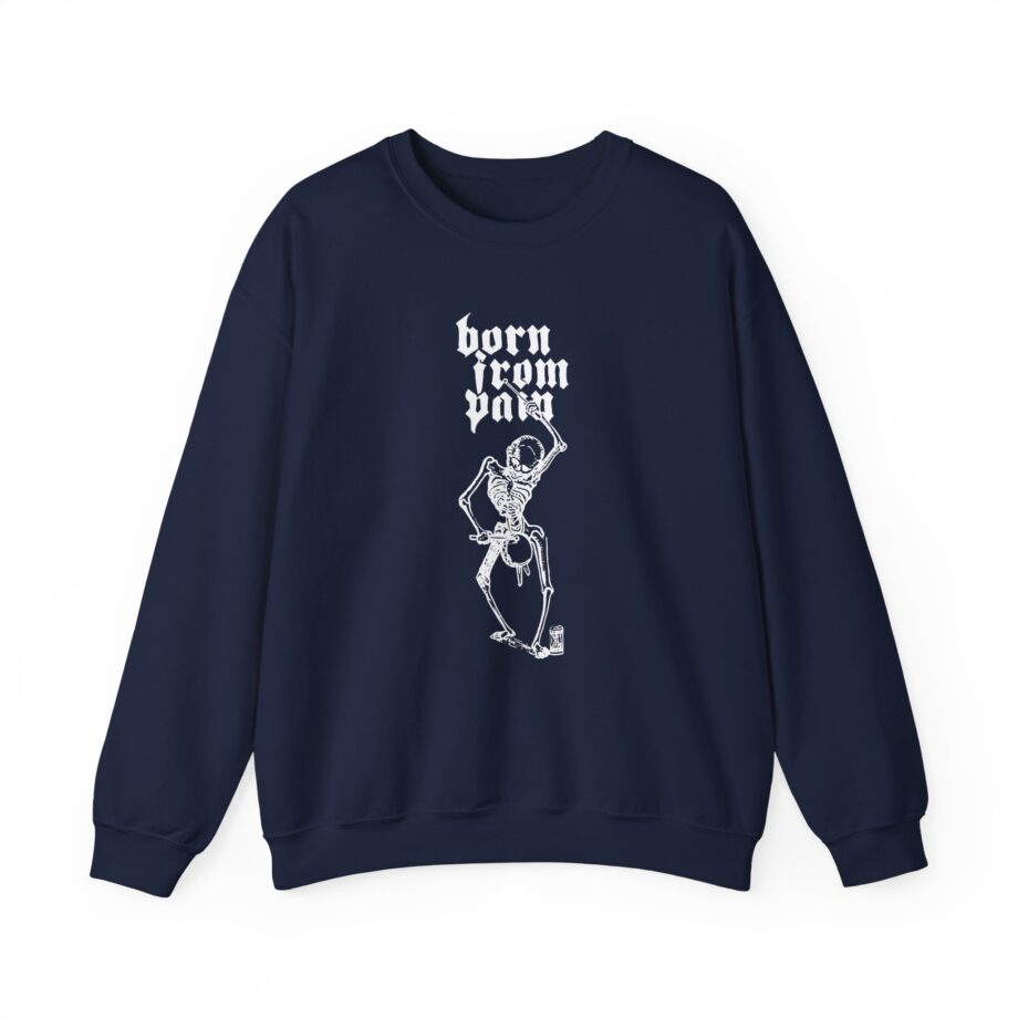 Born From Pain Marching to the Beat of Death Unisex Heavy Blend™ Crewneck Sweatshirt