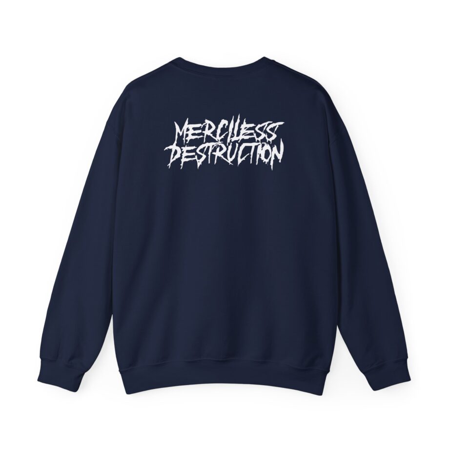 Get the Shot Merciless Destruction Unisex Heavy Blend™ Crewneck Sweatshirt