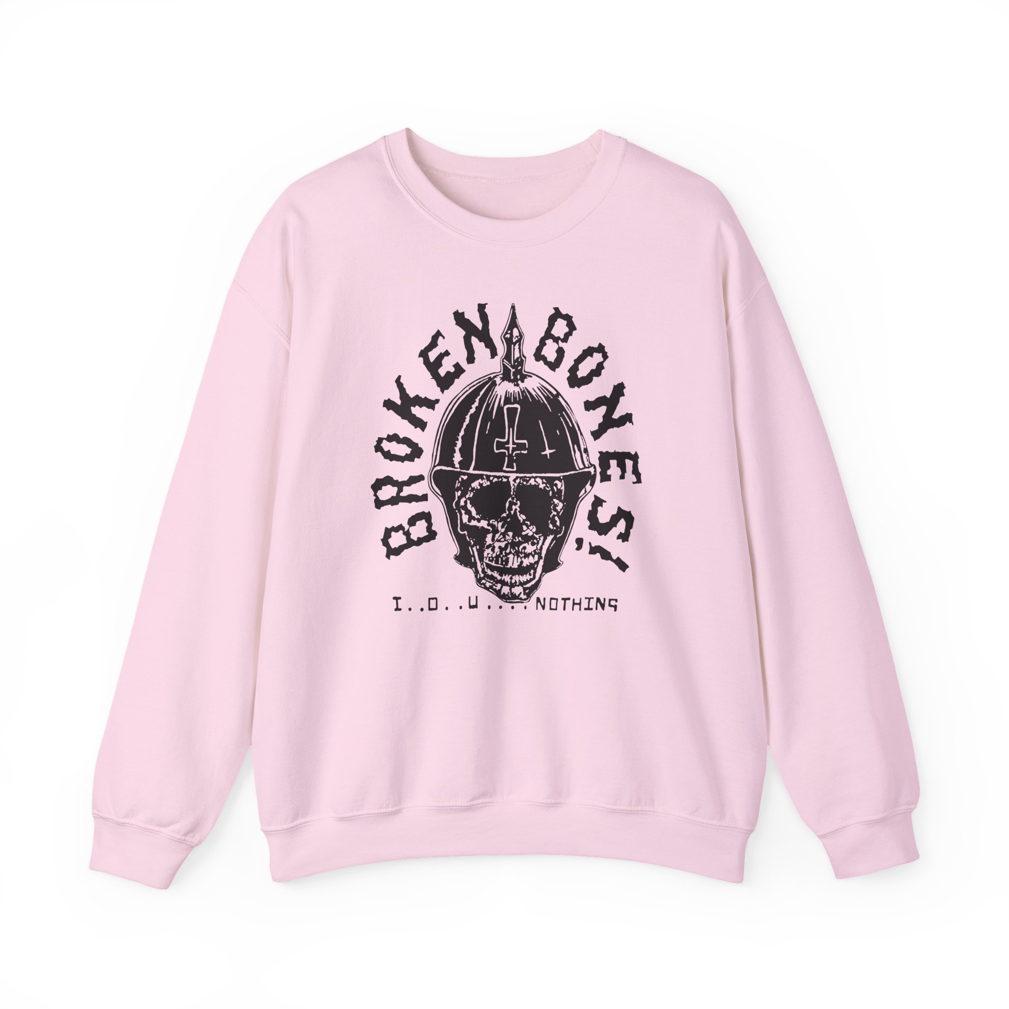 Broken Bones IOU Nothing Unisex Heavy Blend Crewneck Sweatshirt
