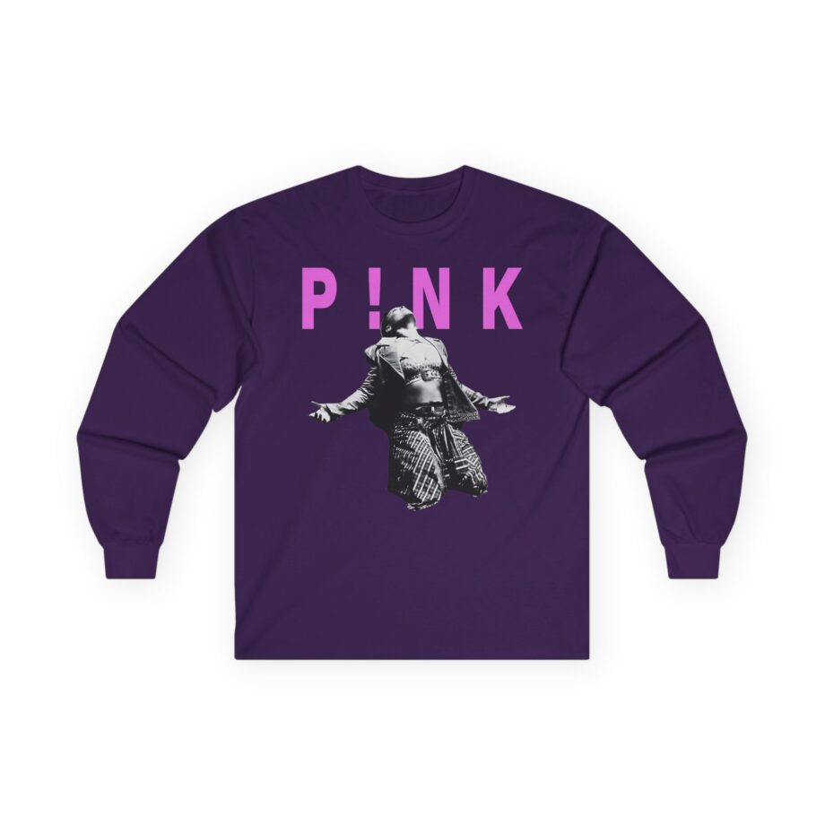 Pink Trustfall Praise Unisex Ultra Cotton Long Sleeve Tee