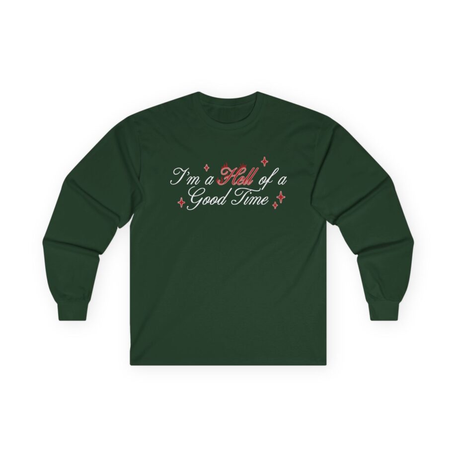 Haiden Henderson Hell of a Good Time Baby Unisex Ultra Cotton Long Sleeve Tee