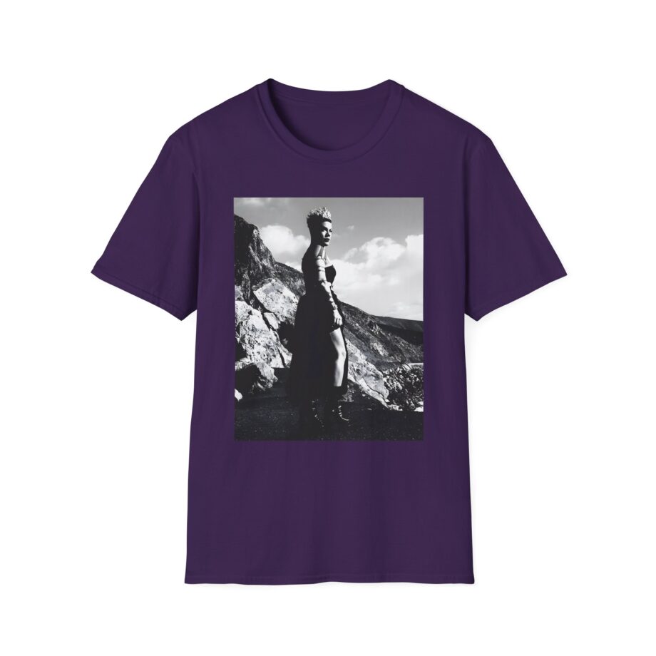 P!nk Trustfall Charcoal Unisex Softstyle T-Shirt