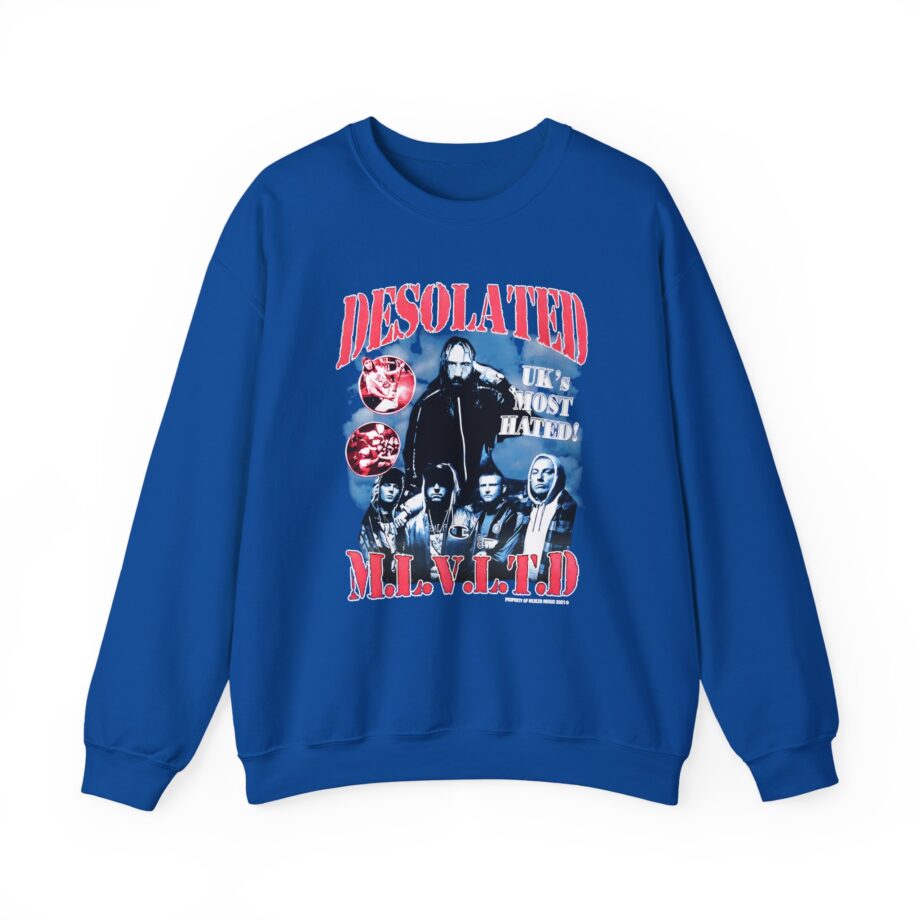 Desolated UK's Most Hated Unisex Heavy Blend™ Crewneck Sweatshirt