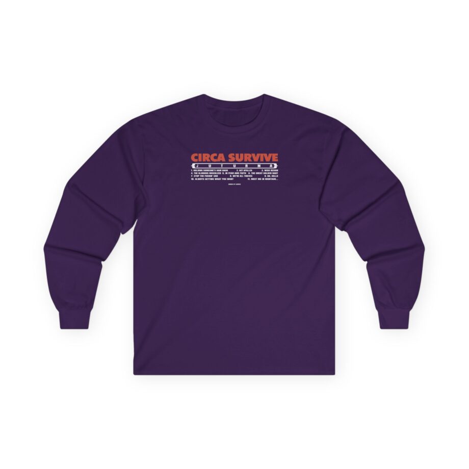 Circa Survive Juturna Tracklist Unisex Ultra Cotton Long Sleeve Tee