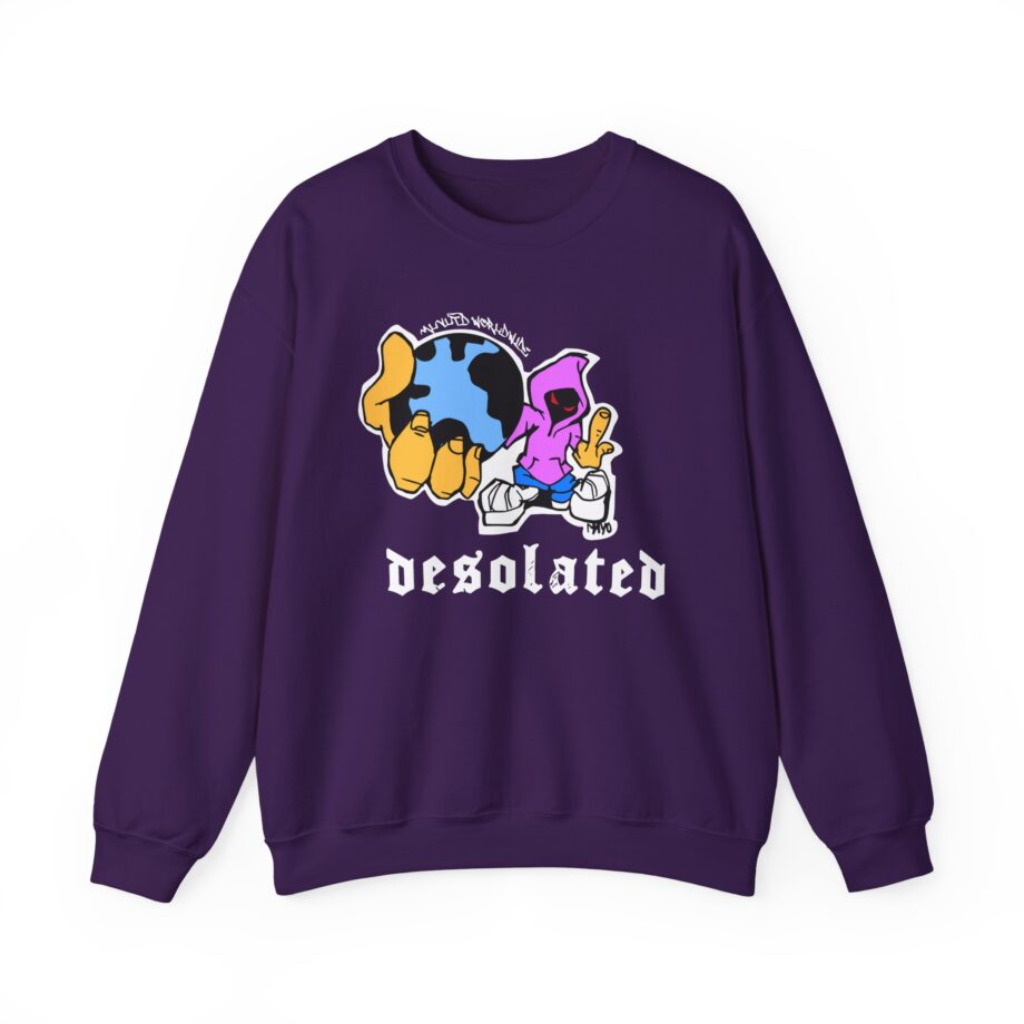 Desolated Globe Unisex Heavy Blend™ Crewneck Sweatshirt