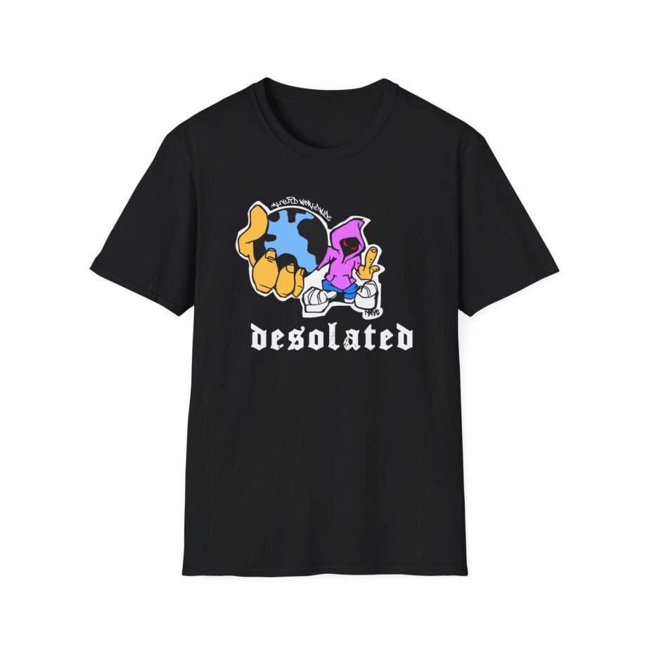 Desolated Globe Unisex Softstyle T-Shirt