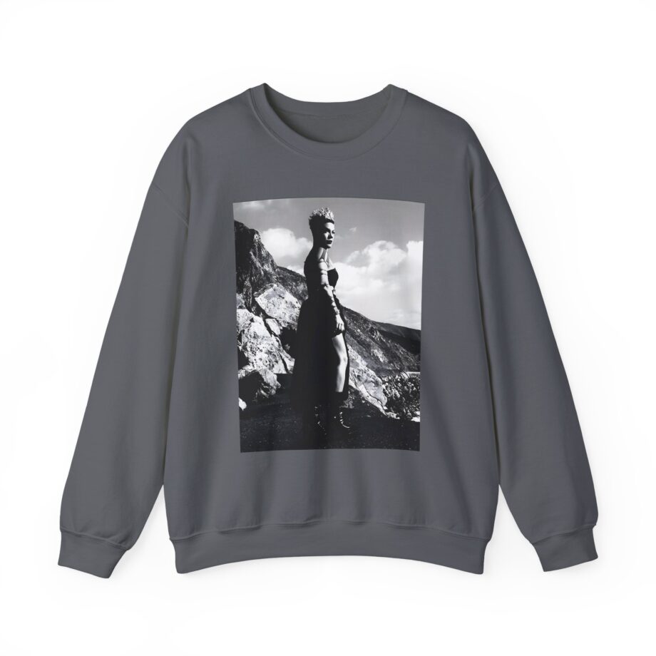 P!nk Trustfall Charcoal Unisex Heavy Blend™ Crewneck Sweatshirt