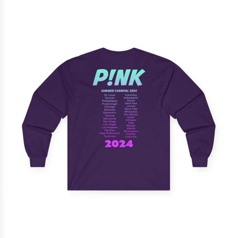 Pink Burst 2024 Tour Unisex Ultra Cotton Long Sleeve Tee