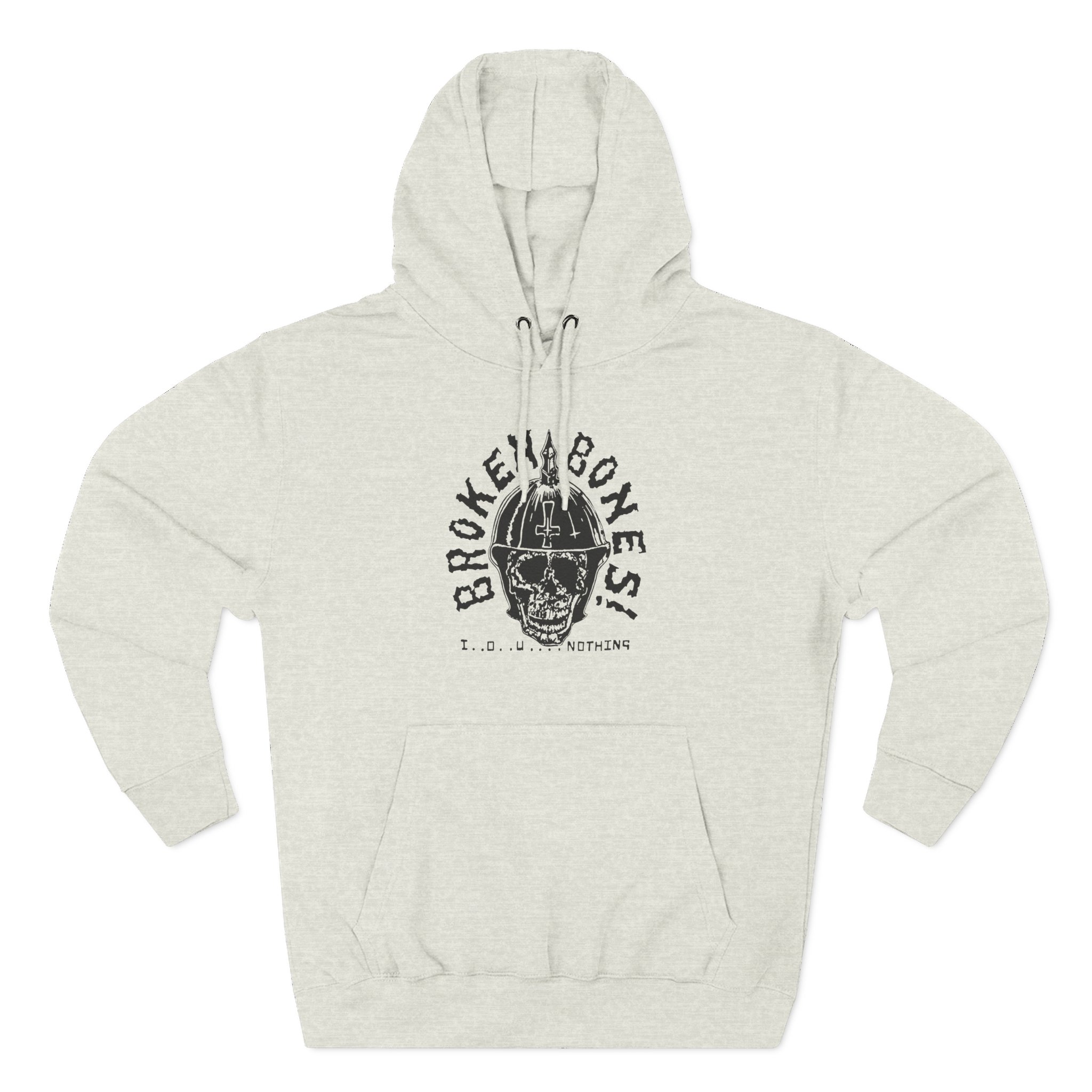 Broken Bones IOU Nothing Three-Panel Fleece Hoodie