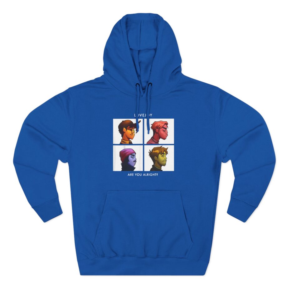 Lovejoy Are You Alright Three-Panel Fleece Hoodie