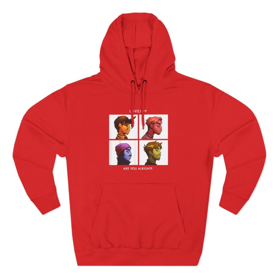 Lovejoy Are You Alright Three-Panel Fleece Hoodie