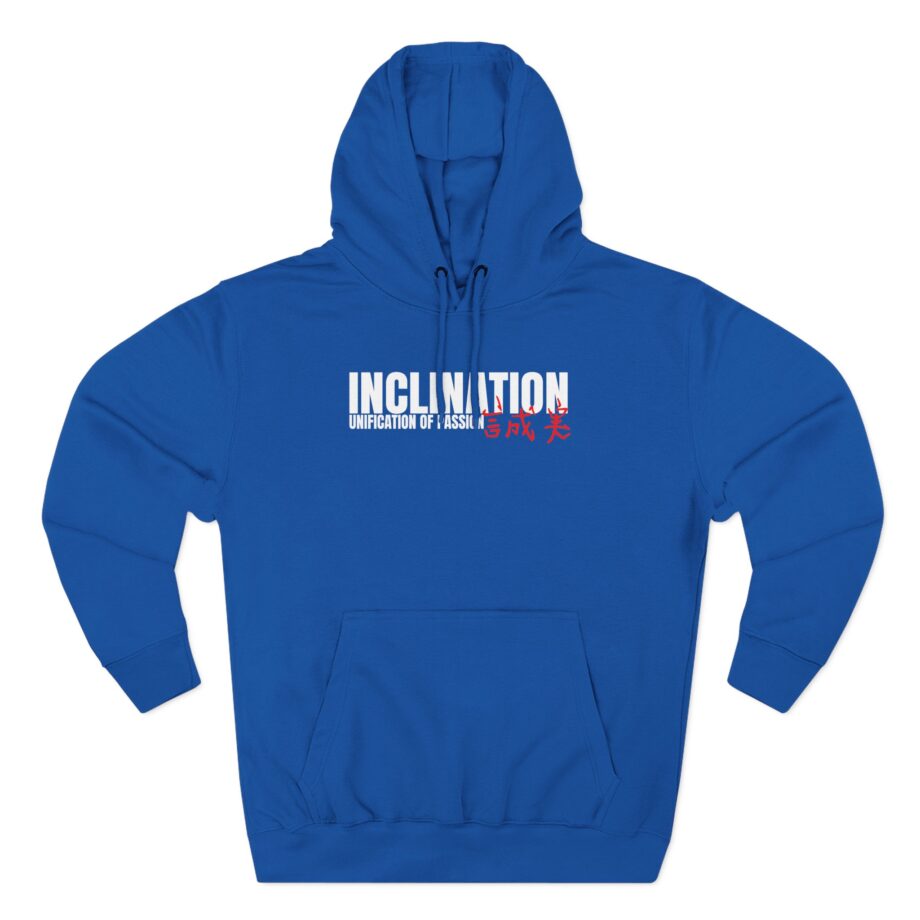 Inclination Straight Edge Three-Panel Fleece Hoodie