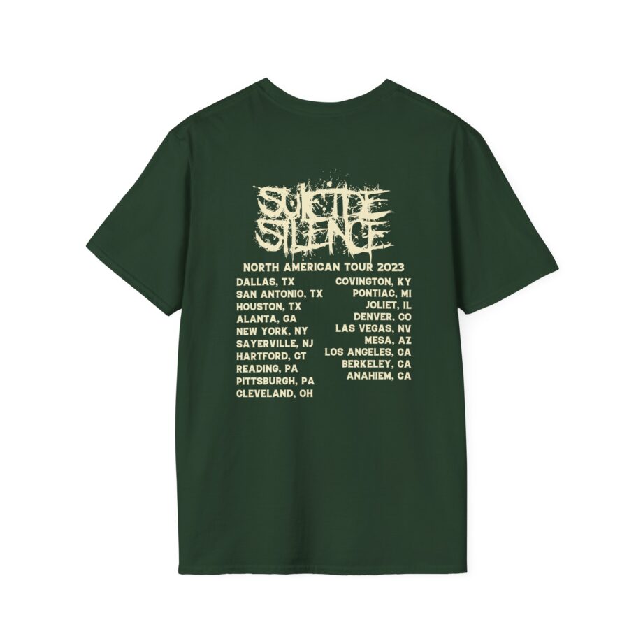 Suicide Silence Rymd Cover Tour 2023 Unisex Softstyle T-Shirt