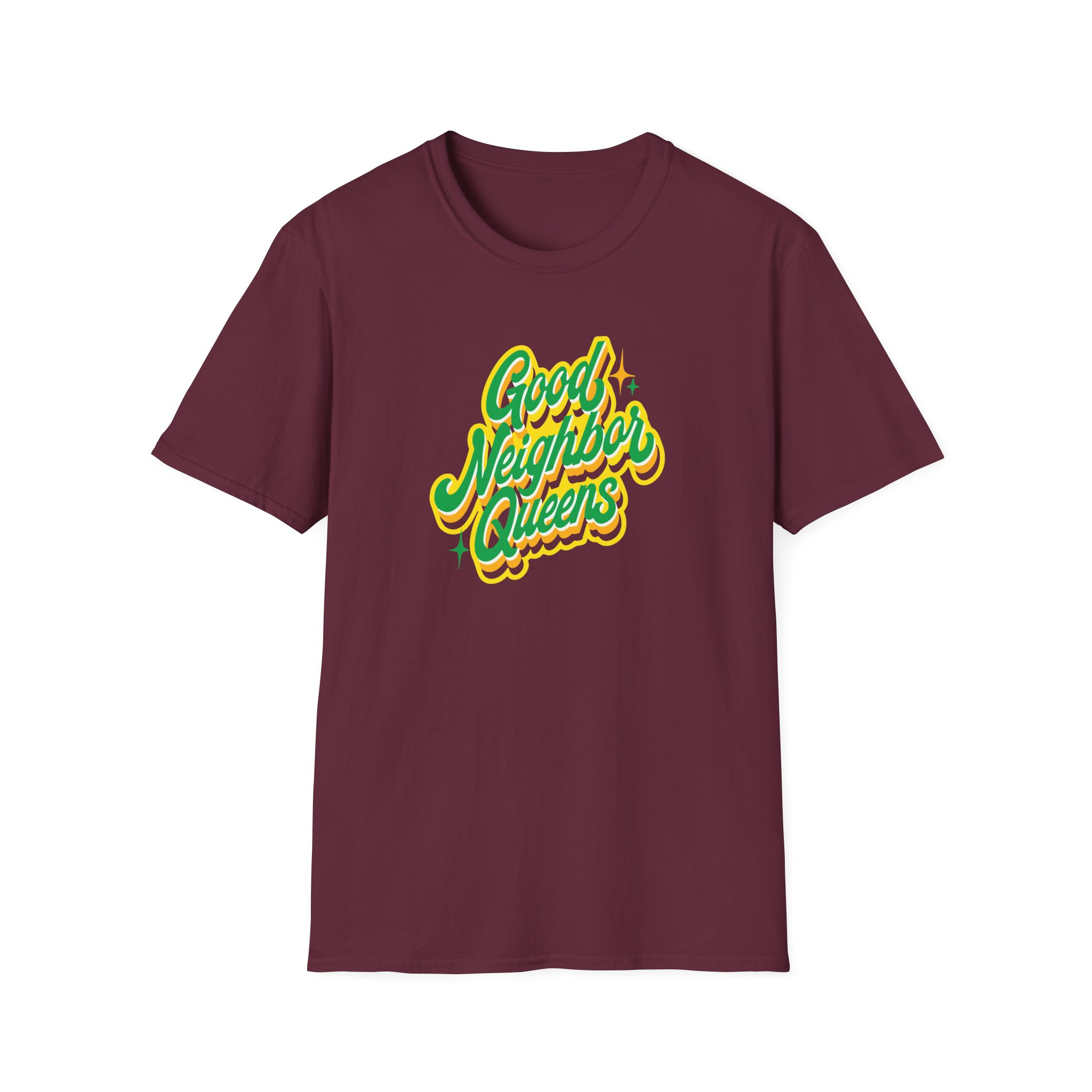 Good Neighbours Queens Unisex Softstyle T-Shirt