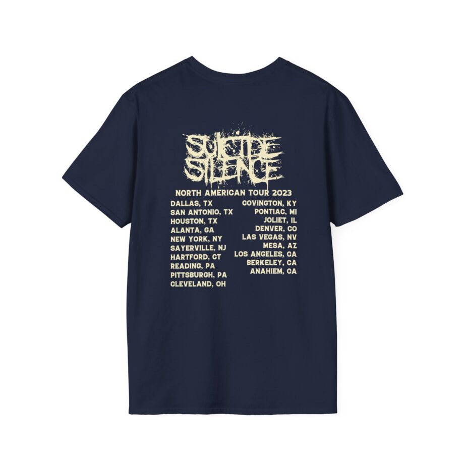 Suicide Silence Rymd Cover Tour 2023 Unisex Softstyle T-Shirt