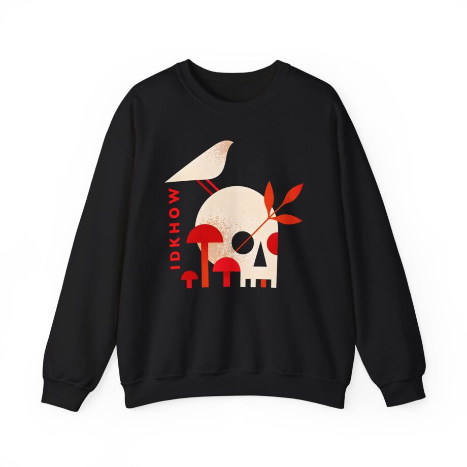 iDKHOW Skull Mushroom Unisex Heavy Blend™ Crewneck Sweatshirt