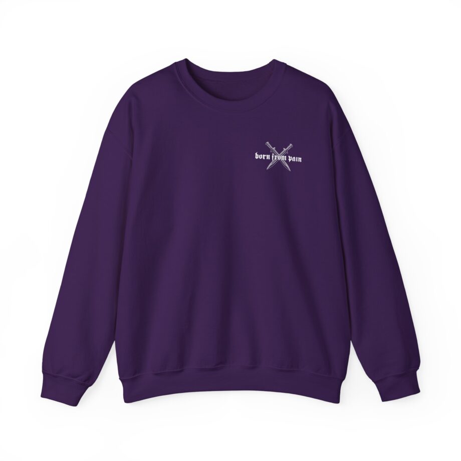 Born From Pain Live Forever Unisex Heavy Blend™ Crewneck Sweatshirt