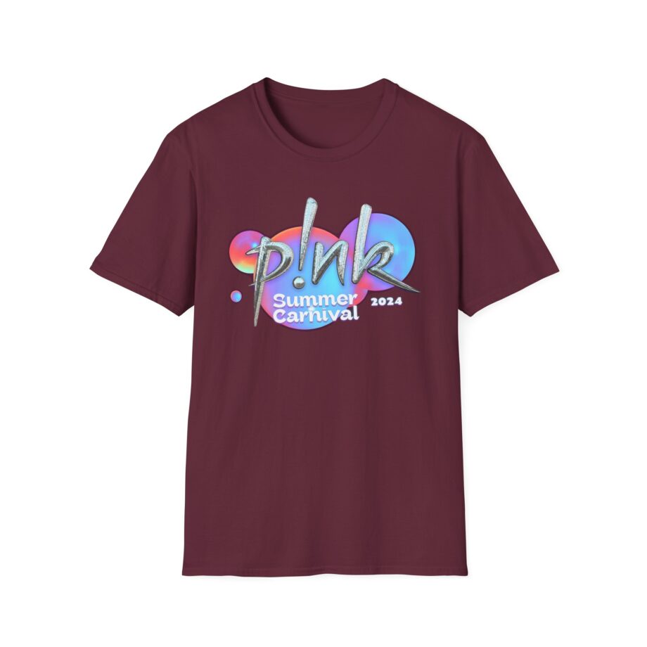 P!nk Split Tie Dye Unisex Softstyle T-Shirt