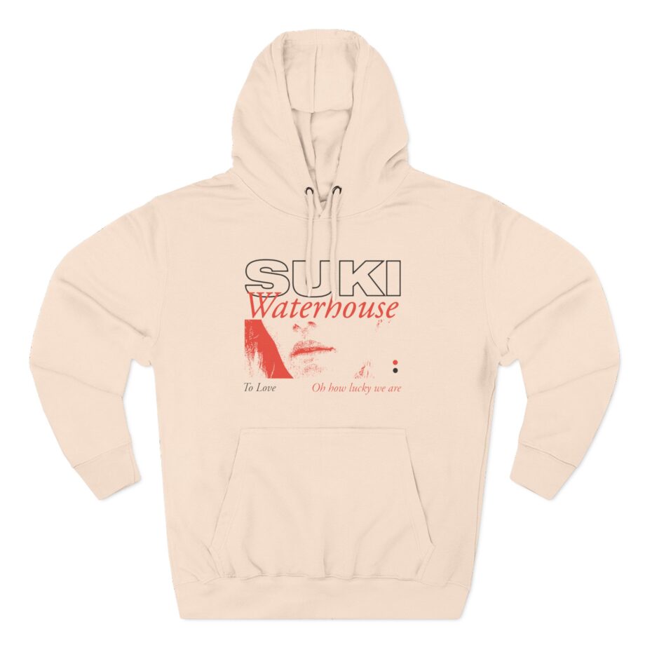 Suki Waterhouse To Love Oh How Lucky We Are Three-Panel Fleece Hoodie