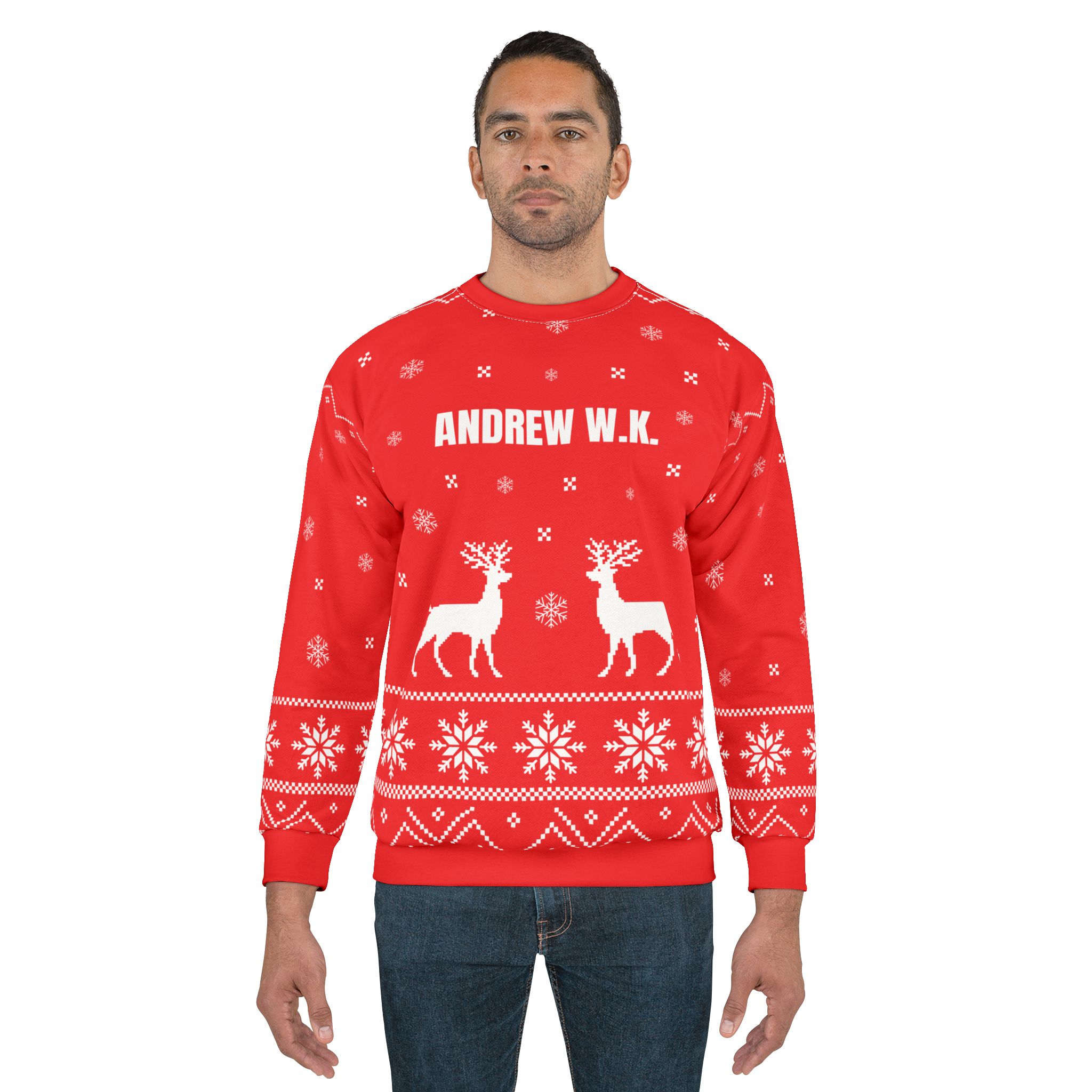 Andrew WK Unisex Sweatshirt (AOP)
