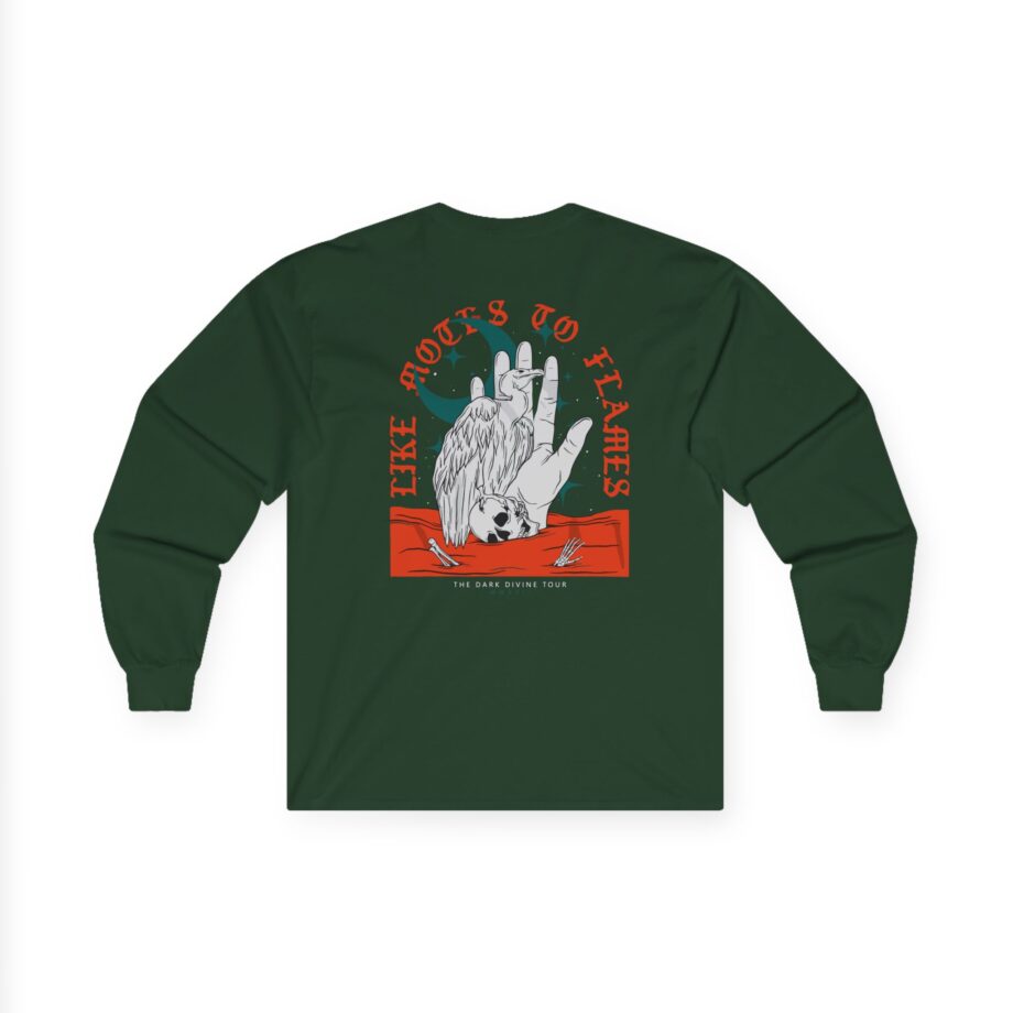 Like Moths to Flames the Dark Divine Tour Unisex Ultra Cotton Long Sleeve Tee