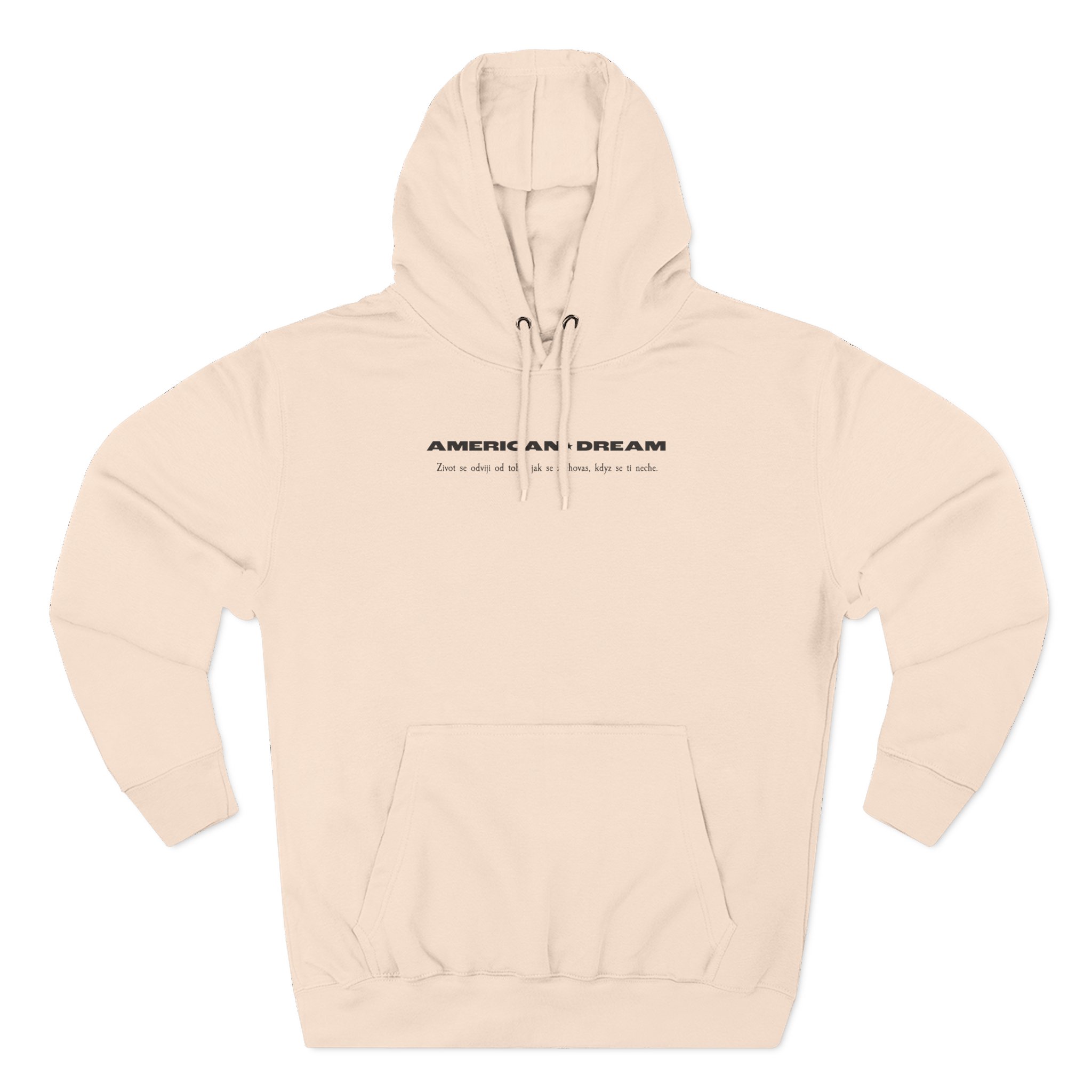 Jon Marianek Three-Panel Fleece Hoodie