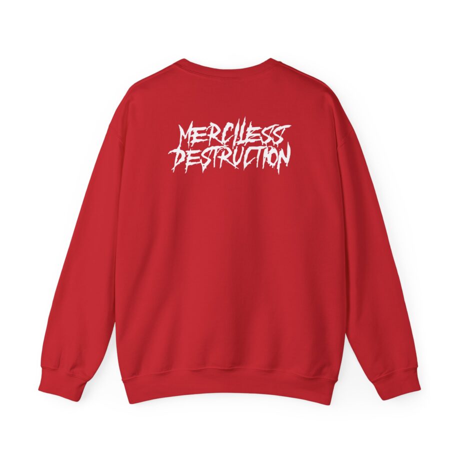 Get the Shot Merciless Destruction Unisex Heavy Blend™ Crewneck Sweatshirt