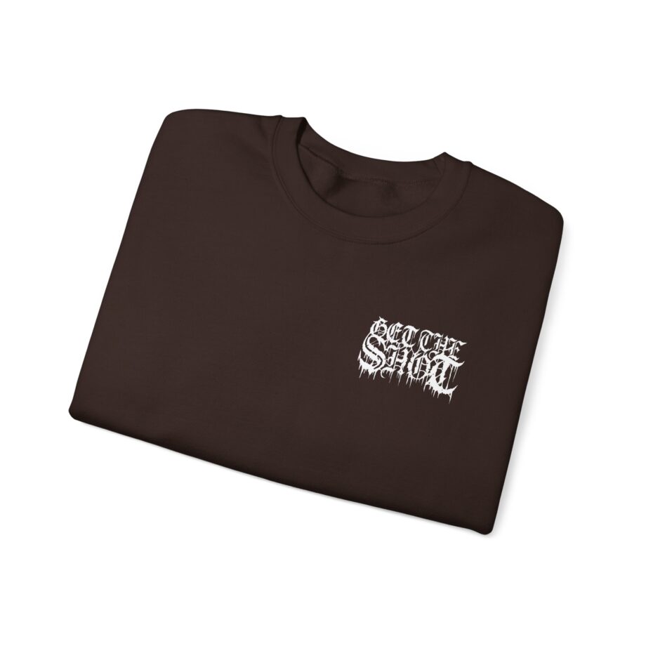 Get the Shot Merciless Destruction Unisex Heavy Blend™ Crewneck Sweatshirt