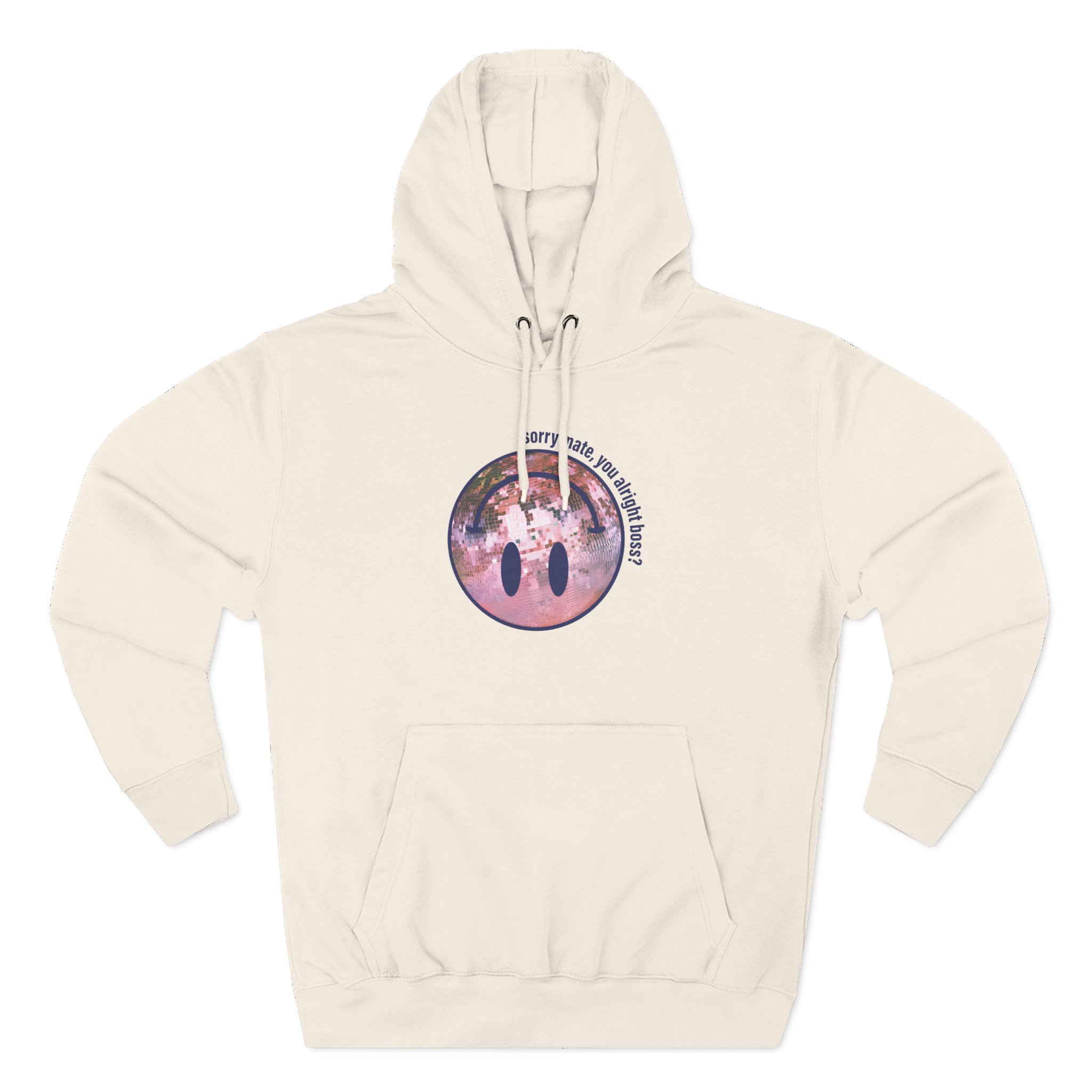 Courteeners Disco Ball Three-Panel Fleece Hoodie