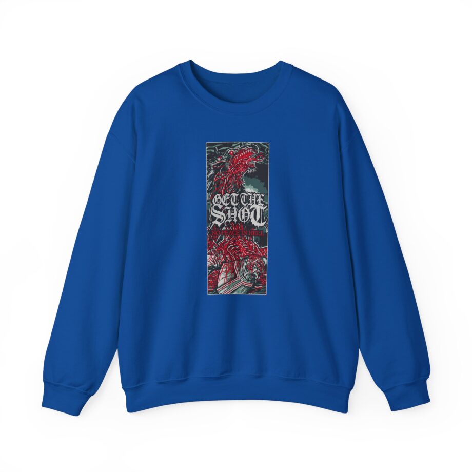 Get the Shot No Peace in Hell Unisex Heavy Blend™ Crewneck Sweatshirt