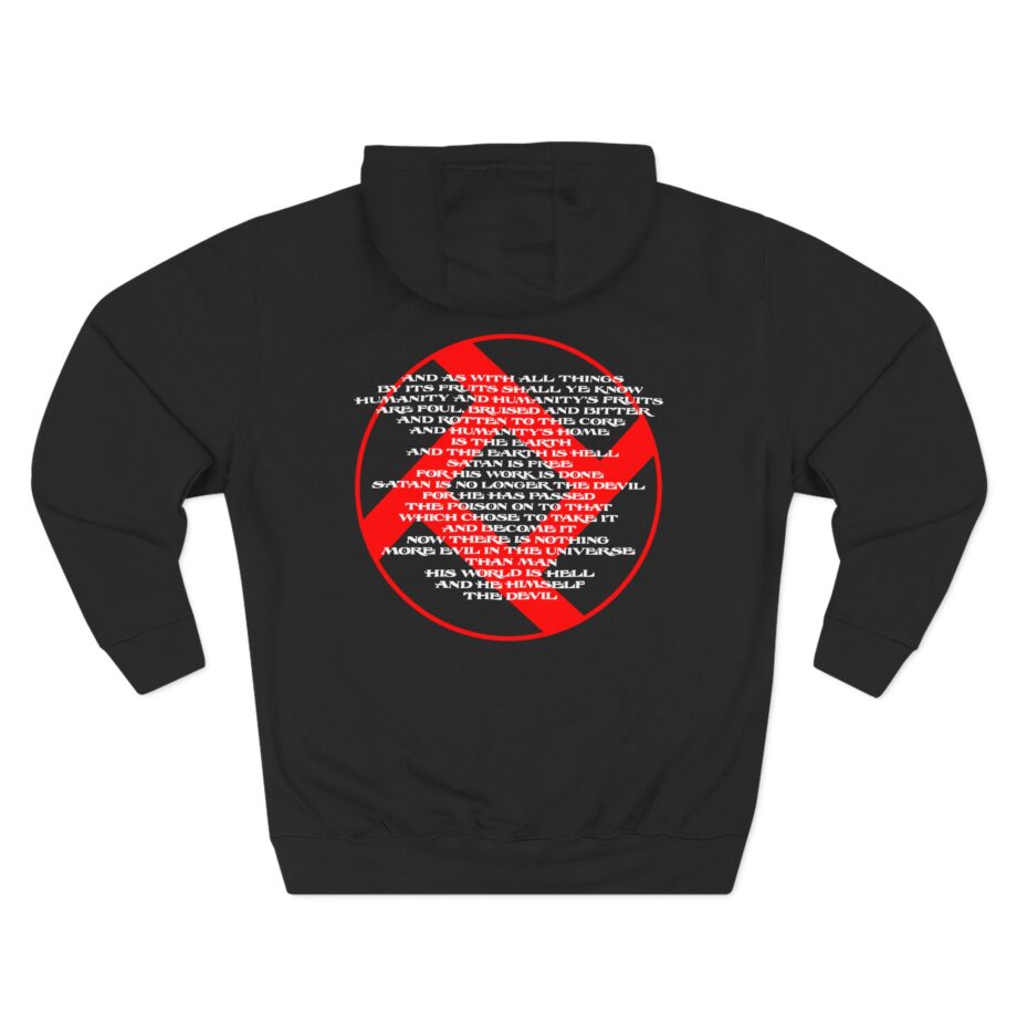 Integrity The Blackest Curse Three-Panel Fleece Hoodie