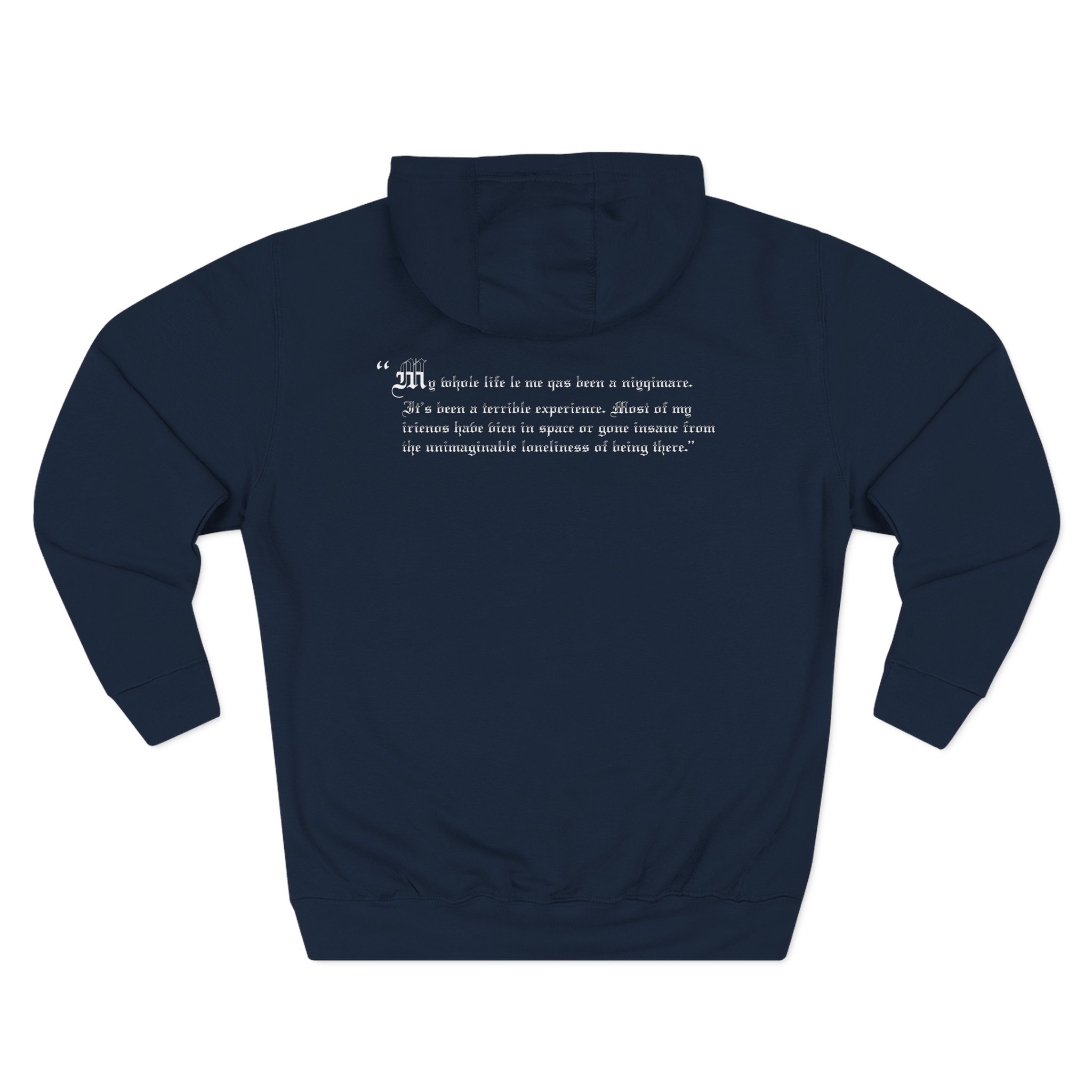 Cloakroom Nightmare Three-Panel Fleece Hoodie