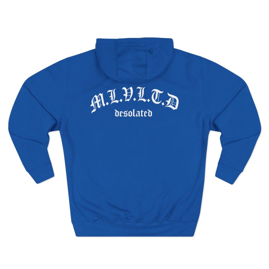 Desolated Finding Peace Three-Panel Fleece Hoodie