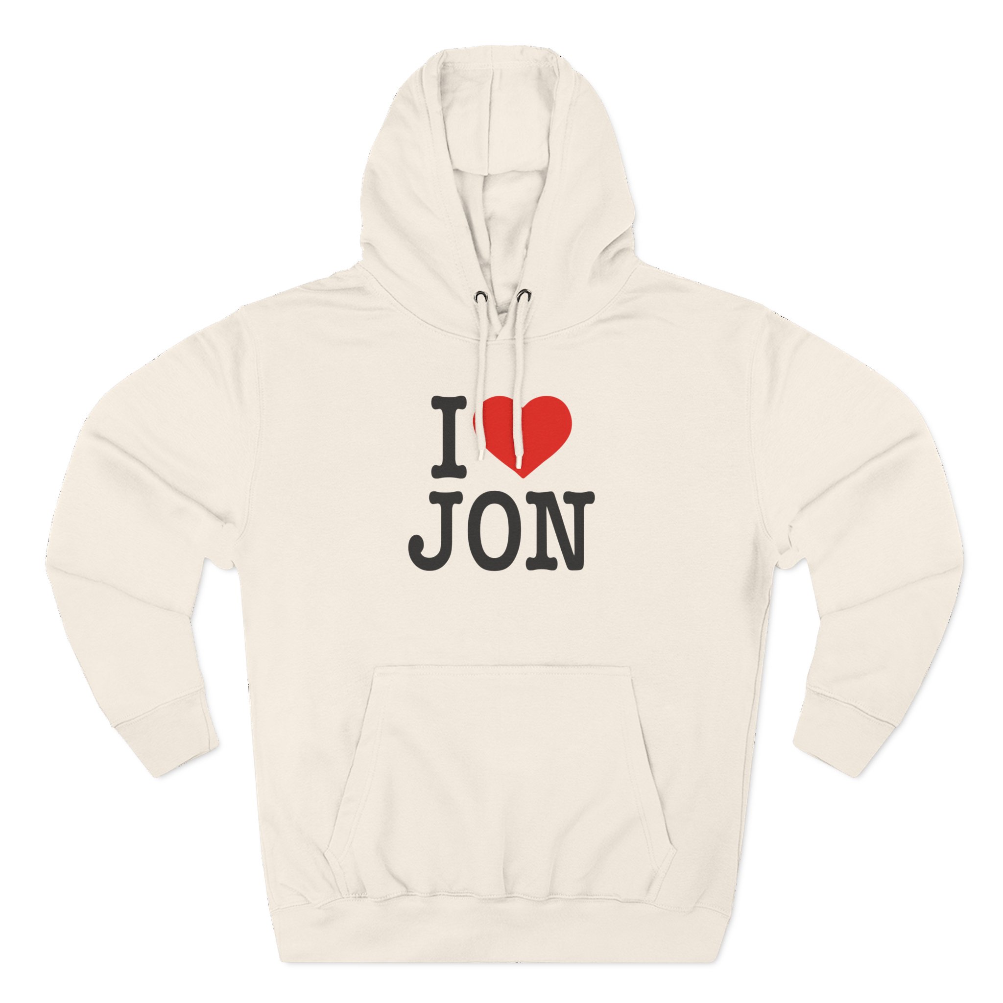 Jon Marianek I Love Jon Three-Panel Fleece Hoodie