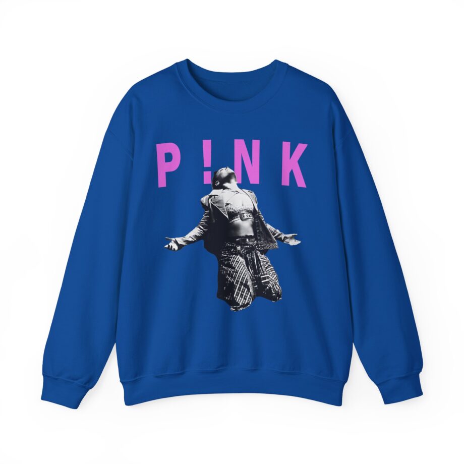 Pink Trustfall Praise Unisex Heavy Blend™ Crewneck Sweatshirt