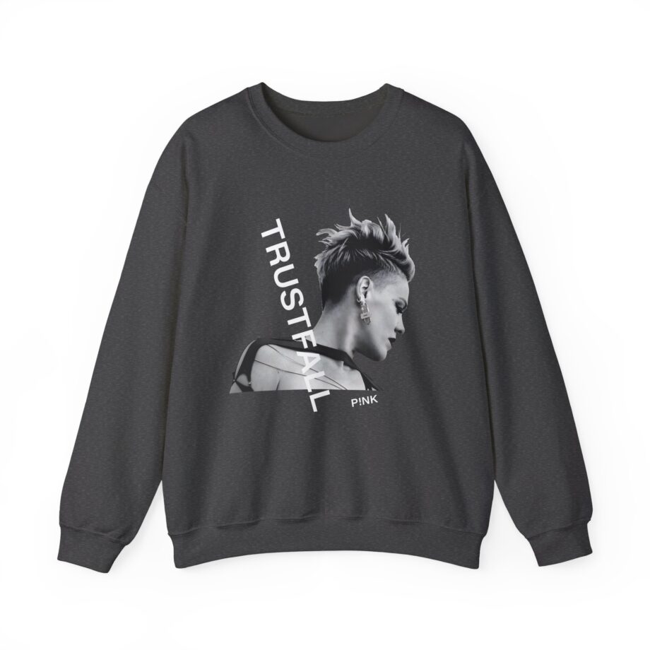 Pink Trustfall Unisex Heavy Blend™ Crewneck Sweatshirt